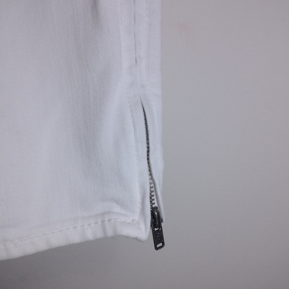 Free People White Straight Cut Jeans - Picture 7 of 7